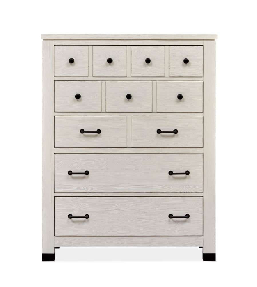 Magnussen - Harper Springs Drawer Chest in Silo White - B5321-10 veiw 3