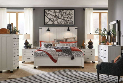Magnussen - Harper Springs Drawer Chest in Silo White - B5321-10 veiw 4