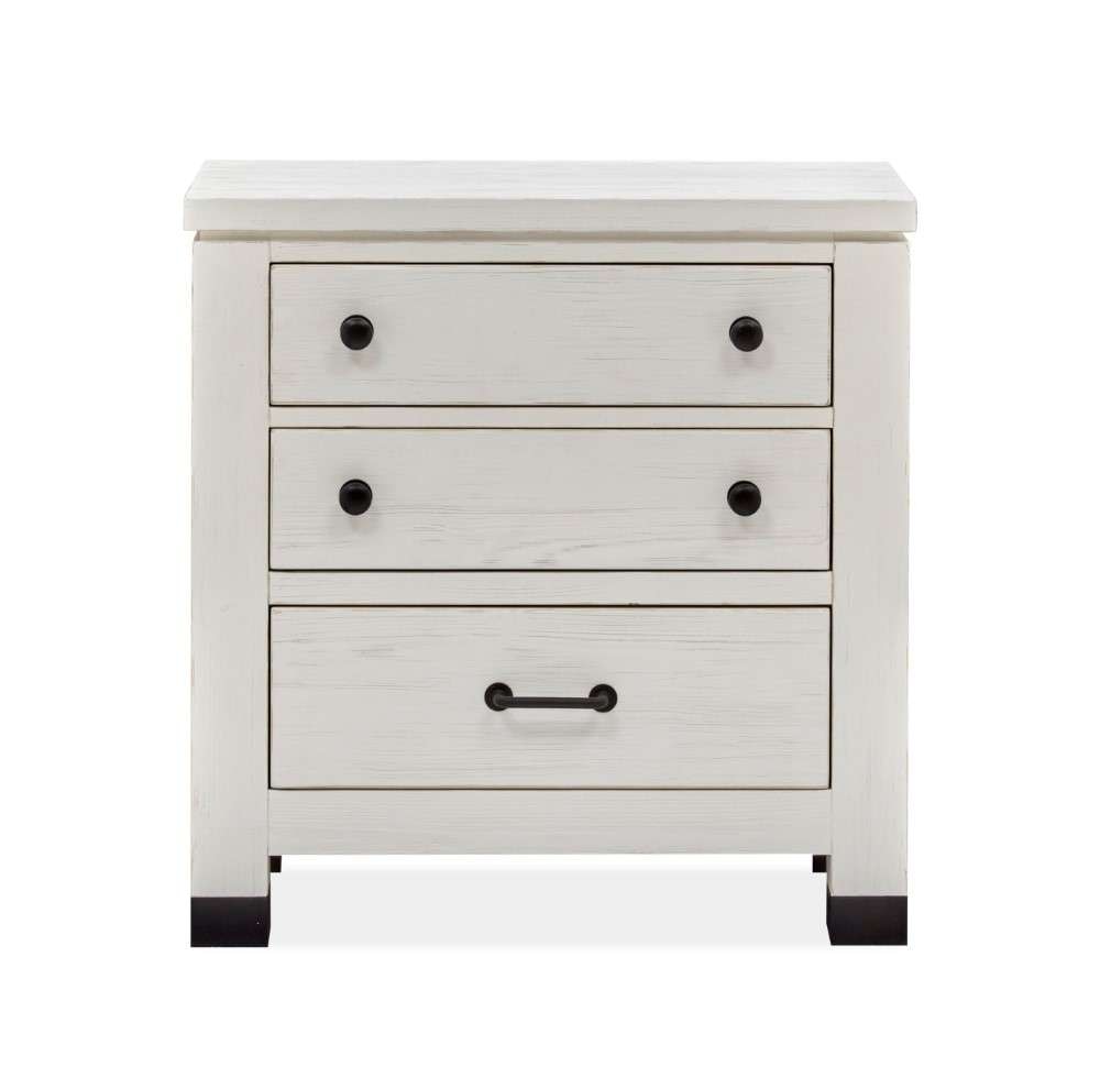 Magnussen - Harper Springs Drawer Nightstand in Silo White - B5321-01 veiw 3