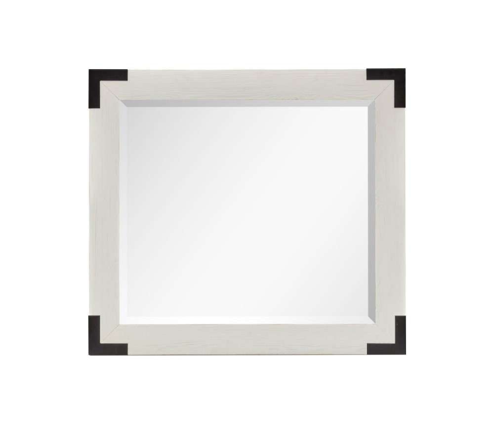 Magnussen - Harper Springs Landscape Mirror in Silo White - B5321-40 veiw 1