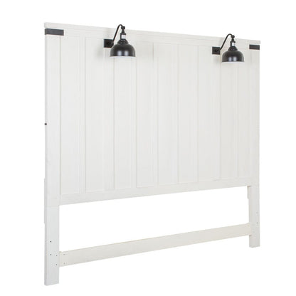 Magnussen - Harper Springs Silo White California King Lamp Panel Bed - B5321-74 view 4