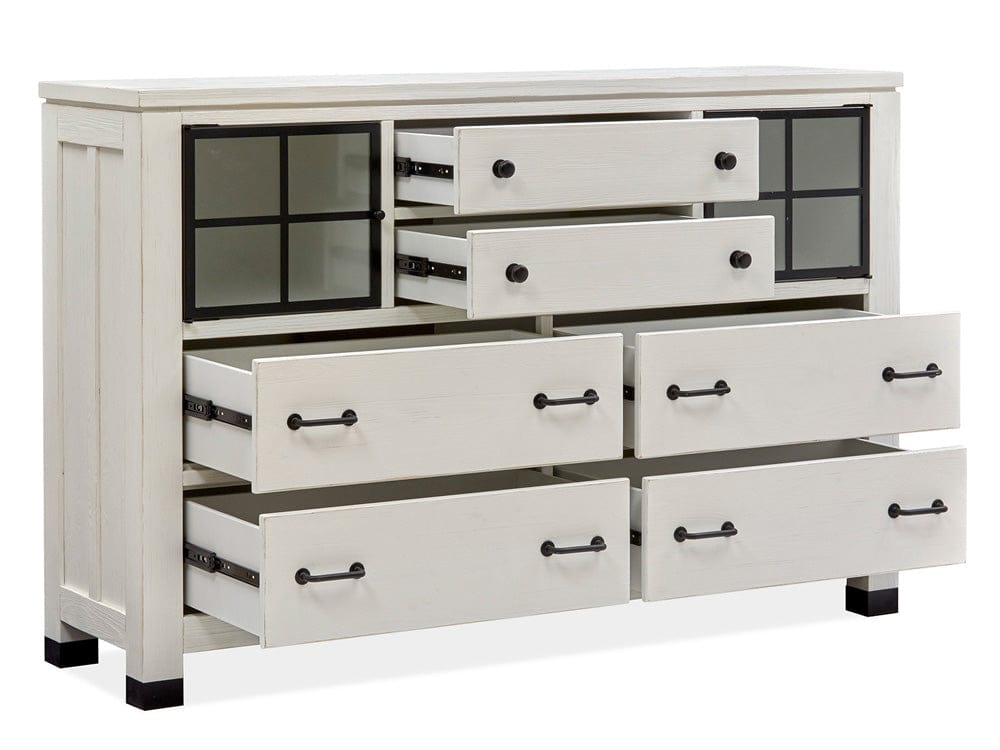 Magnussen - Harper Springs Silo White Door Dresser - B5321-24 view 3