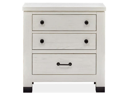 Magnussen - Harper Springs Silo White Drawer Nightstand - B5321-01 view 2