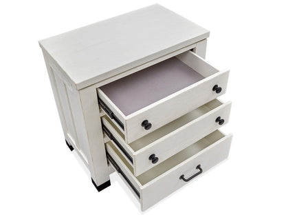 Magnussen - Harper Springs Silo White Drawer Nightstand - B5321-01 view 4