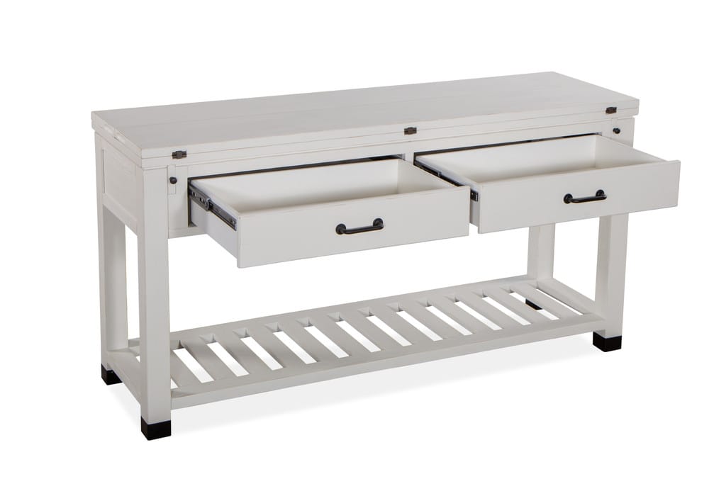 Magnussen - Harper Springs Silo White Flip Top Sofa Table - T5321-85 view 7