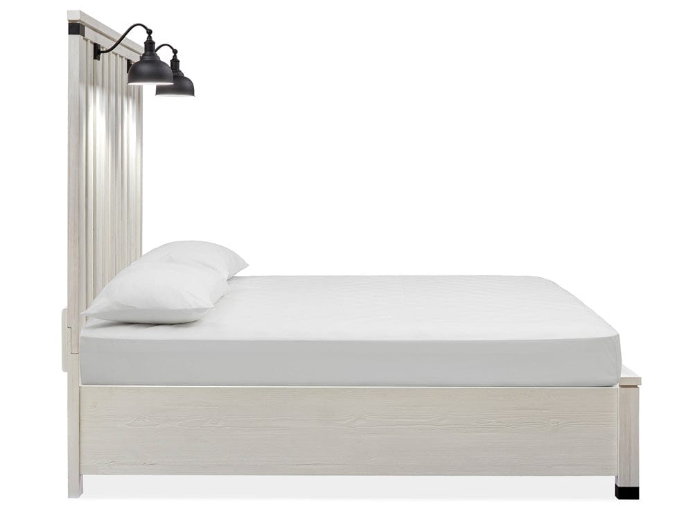 Magnussen - Harper Springs Silo White King Lamp Panel Bed - B5321-64 view 3