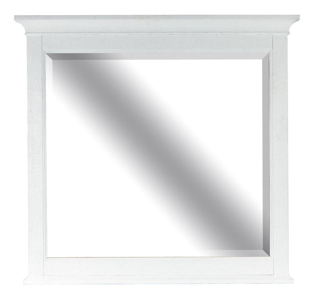 Magnussen - Heron Cove Chalk White And Dovetail Grey 2 Tone Drawer Dresser With Landscape Mirror - B4400-20TT40 view 4