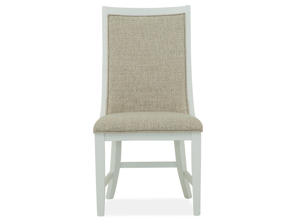 Magnussen - Heron Cove Chalk White And Dovetail Grey 52" Round Dining Table With 4 Host Chairs And Buffet - D4400-27-KIT6 view 6