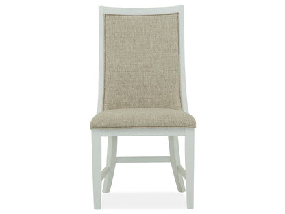 Magnussen - Heron Cove Chalk White And Dovetail Grey 52" Round Dining Table With 4 Host Chairs - D4400-27-KIT5 view 6