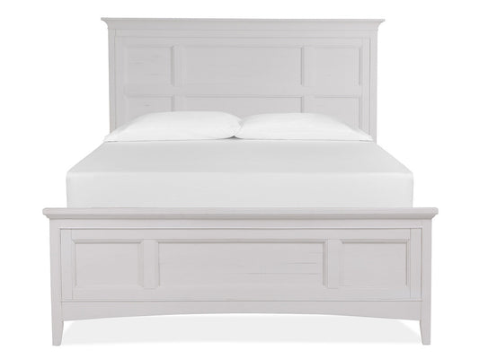 Magnussen - Heron Cove Chalk White And Dovetail Grey California King Panel Bed With Small Nightstand - B4400-74-KIT7 view 2