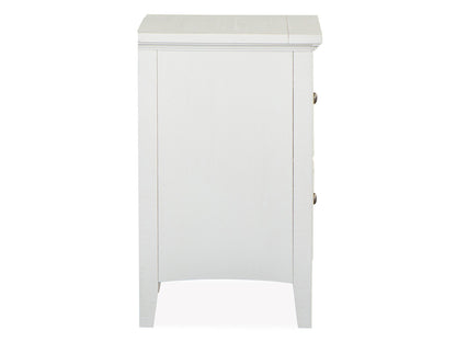 Magnussen - Heron Cove Chalk White And Dovetail Grey California King Panel Bed With Small Nightstand - B4400-74-KIT7 view 5