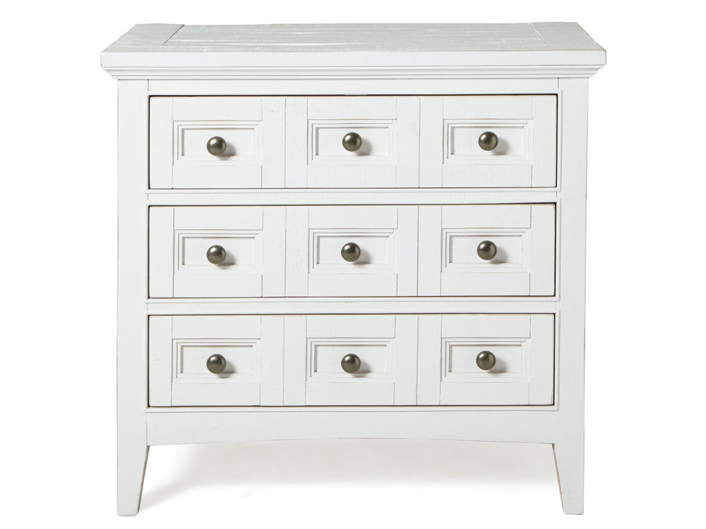Magnussen - Heron Cove Chalk White And Dovetail Grey Queen Panel Bed With 2 Nightstands - B4400-54-KIT2 view 3
