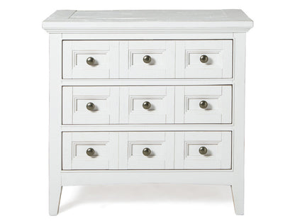 Magnussen - Heron Cove Chalk White And Dovetail Grey Queen Panel Storage Bed With 2 Nightstands - B4400-55-KIT2 view 3