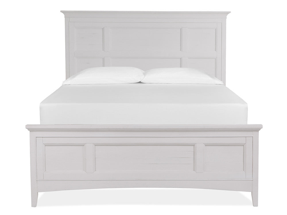 Magnussen - Heron Cove Chalk White And Dovetail Grey Queen Panel Storage Bed With 2 Nightstands (Two Tone) - B4400-55-KIT13 view 2