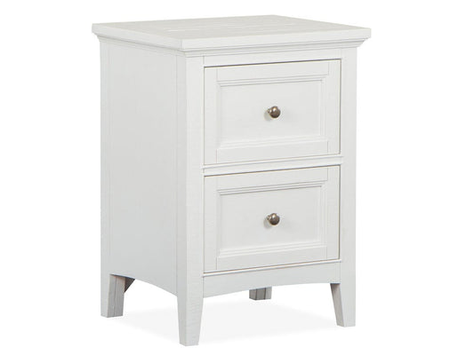 Magnussen - Heron Cove Chalk White And Dovetail Grey Small Drawer Nightstand - B4400-06 view 1