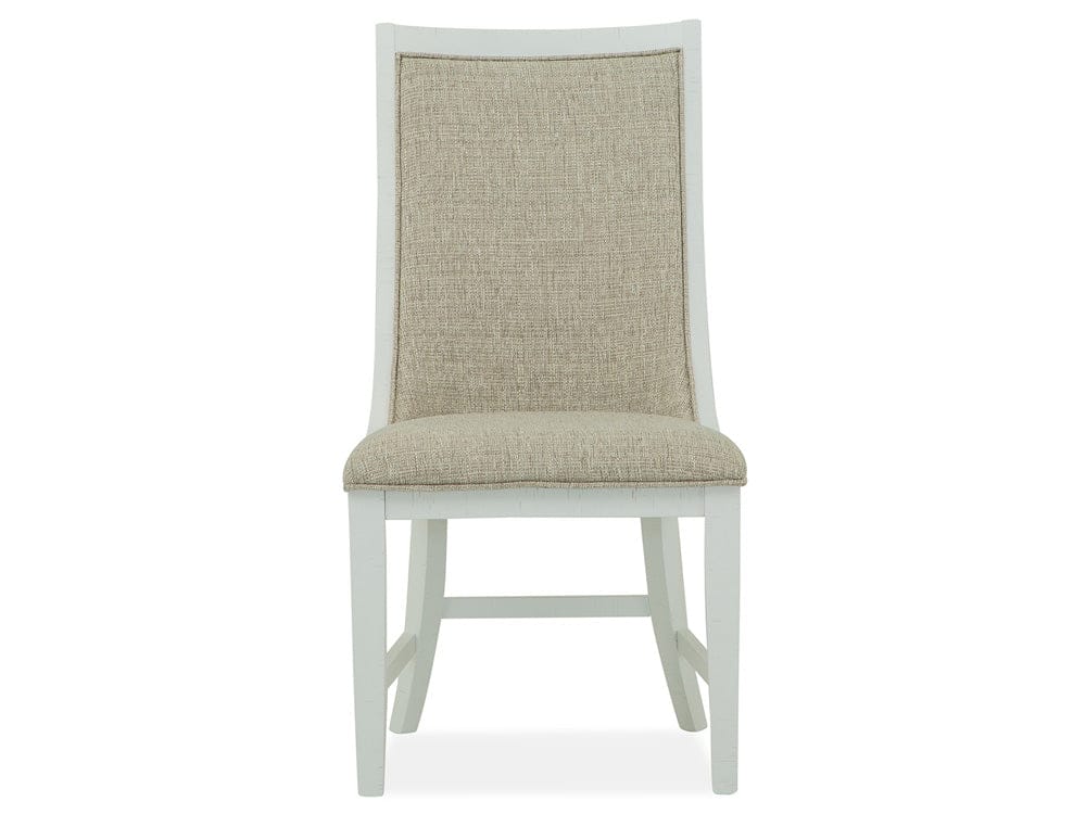 Magnussen - Heron Cove Chalk White And Dovetail Grey Upholstered Host Chair Two Pack - D4400-66 view 2