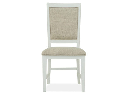 Magnussen - Heron Cove Chalk White And Dovetail Grey Upholstered Side Chair Two Pack - D4400-65 view 2