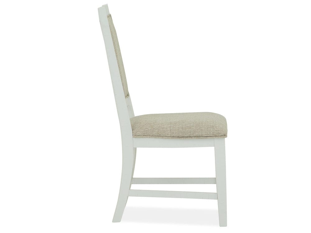 Magnussen - Heron Cove Chalk White And Dovetail Grey Upholstered Side Chair Two Pack - D4400-65 view 3