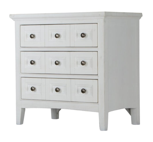 Magnussen - Heron Cove Relaxed Traditional Chalk White Three Drawer Nightstand - B4400-01 view 1
