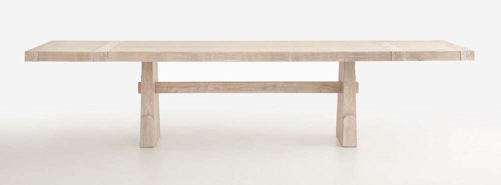 Magnussen - Herringbone Ridge White Trestle Extendable Dining Table - D7003-21 view 3