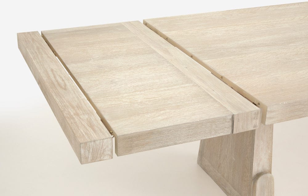 Magnussen - Herringbone Ridge White Trestle Extendable Dining Table - D7003-21 view 6