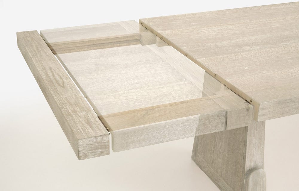 Magnussen - Herringbone Ridge White Trestle Extendable Dining Table - D7003-21 view 8