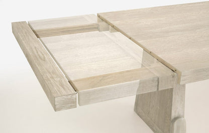 Magnussen - Herringbone Ridge White Trestle Extendable Dining Table - D7003-21 view 8