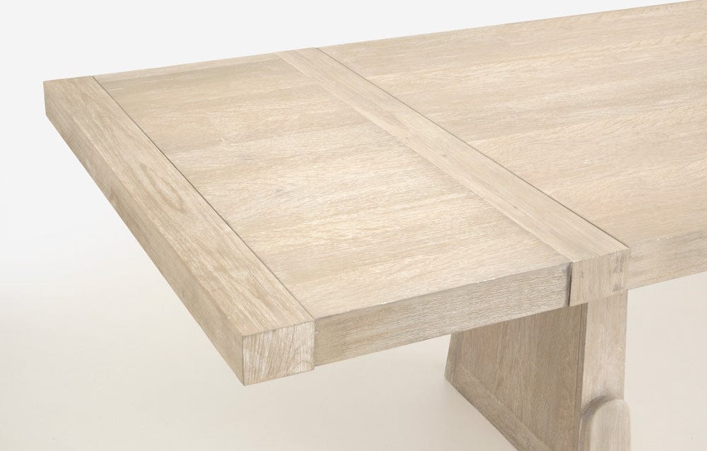 Magnussen - Herringbone Ridge White Trestle Extendable Dining Table - D7003-21 view 9