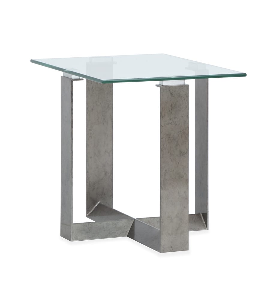 Magnussen - Holden Aged Pewter And Chrome Pucks Rectangular Cocktail Table With 2 End Table And Sofa Table - T6456-43KIT3 view 6
