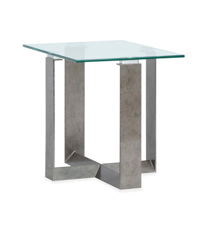 Magnussen - Holden Aged Pewter And Chrome Pucks Rectangular Cocktail Table With 2 End Table And Sofa Table - T6456-43KIT3 view 6