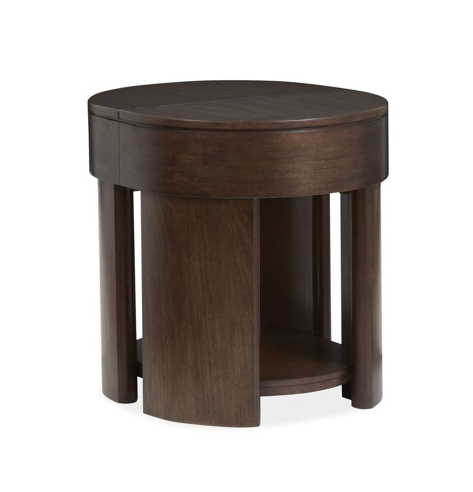 Magnussen - Holloway Toasted Almond Oval End Table - T6501-07 view 1