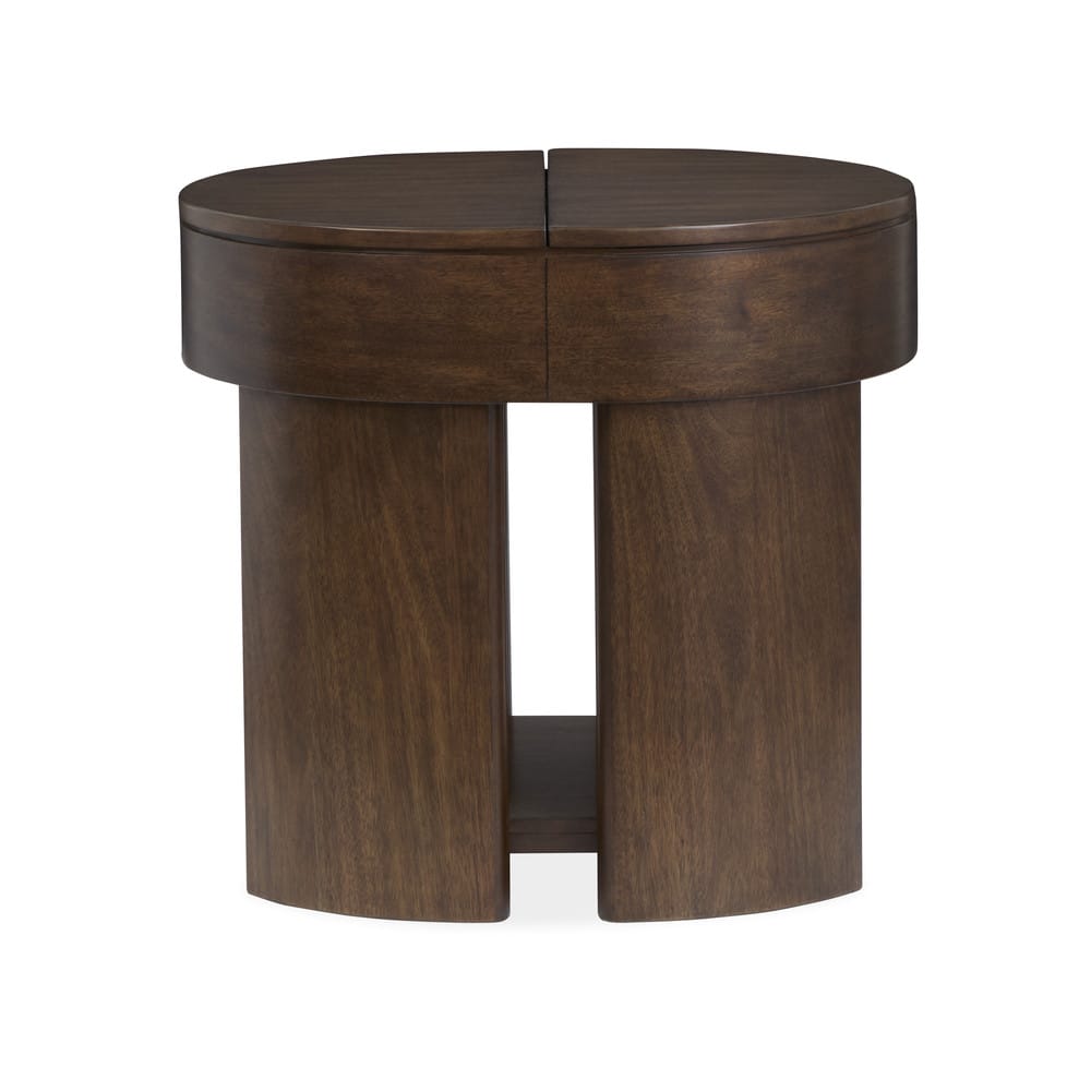 Magnussen - Holloway Toasted Almond Oval End Table - T6501-07 view 3