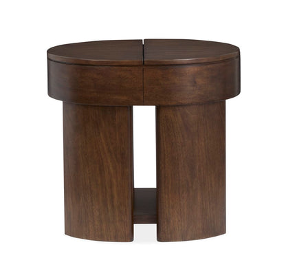 Magnussen - Holloway Toasted Almond Oval End Table - T6501-07 view 3