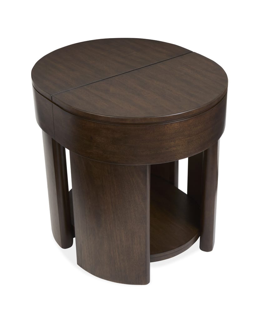 Magnussen - Holloway Toasted Almond Oval End Table - T6501-07 view 4