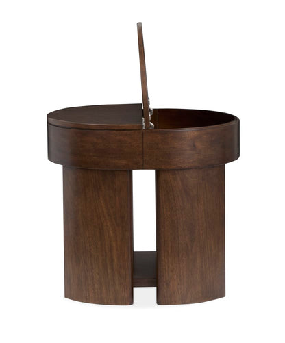 Magnussen - Holloway Toasted Almond Oval End Table - T6501-07 view 6