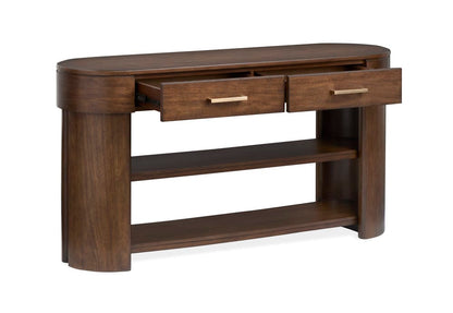 Magnussen - Holloway Toasted Almond Oval Sofa Table - T6501-77 view 6