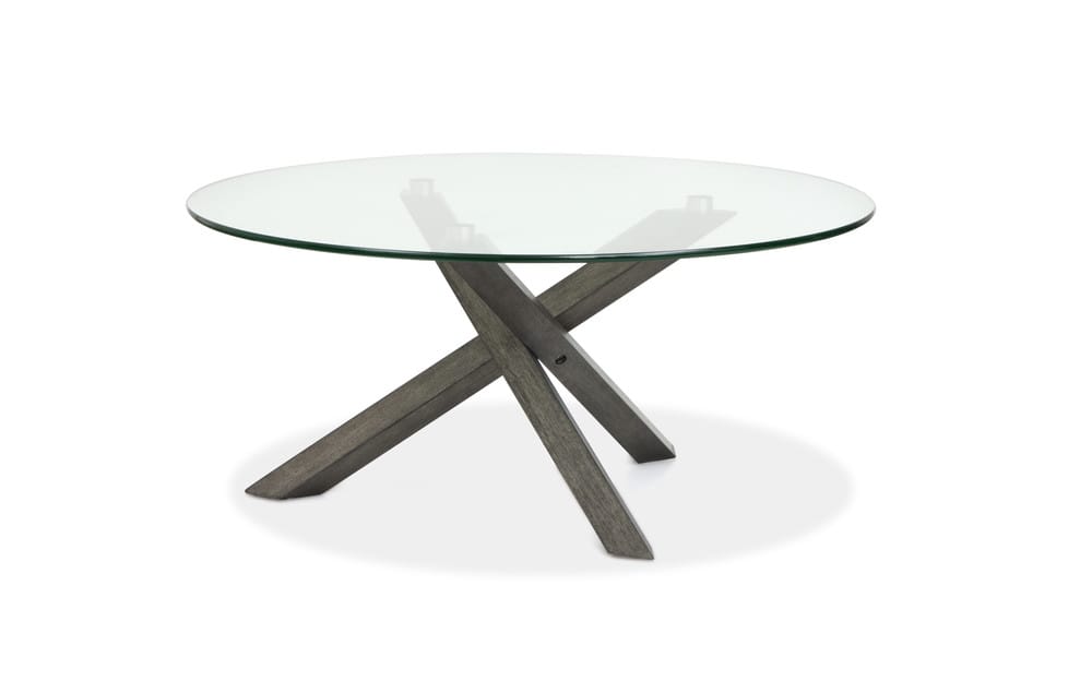 Magnussen - Jax Carbon Shadow And Chrome Round Cocktail Table - T6452-45 view 2