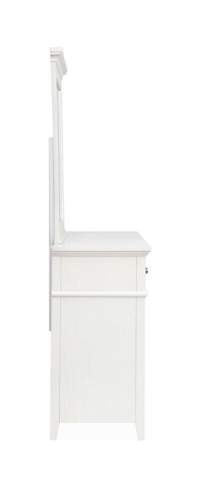 Magnussen - Juniper Hill Whisper White Double Drawer Dresser With Landscape Mirror - B6478-2240 view 3