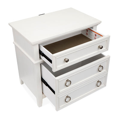 Magnussen - Juniper Hill Whisper White Drawer Nightstand - B6478-01 view 5