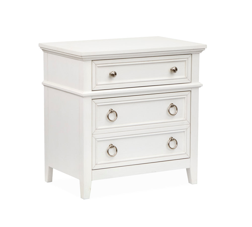 Magnussen - Juniper Hill Whisper White King Panel Storage Bed With Nightstand - B6478-64A-KIT1 view 5