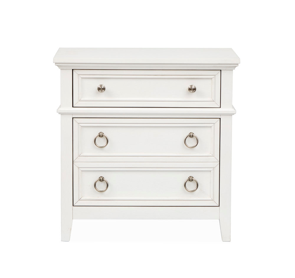 Magnussen - Juniper Hill Whisper White King Panel Storage Bed With Nightstand - B6478-64A-KIT1 view 6
