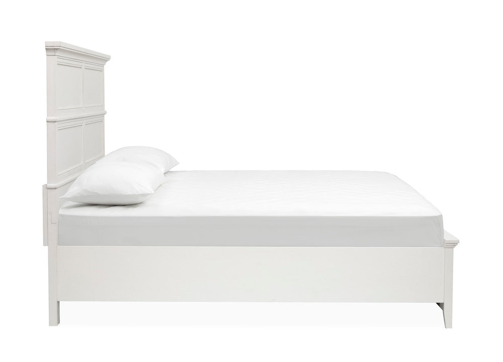 Magnussen - Juniper Hill Whisper White Queen Panel Storage Bed - B6478-54A view 3