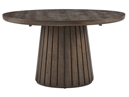 Magnussen - Kavanaugh Weathered Kona Brown Extendable Round Dining Table - D5612-24 view 2