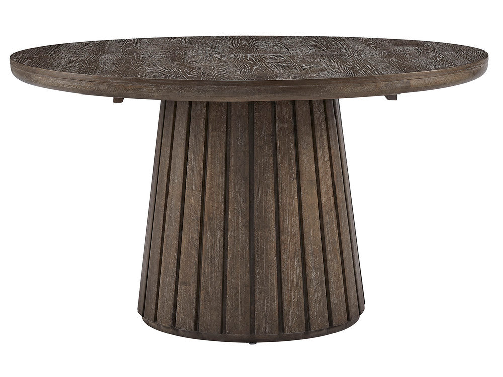Magnussen - Kavanaugh Weathered Kona Brown Extendable Round Dining Table With 4 Side Chairs And Sideboard - D5612-24-KIT2 view 3