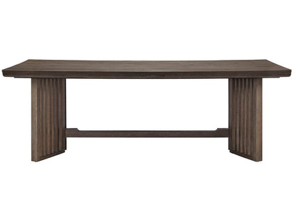 Magnussen - Kavanaugh Weathered Kona Brown Trestle Dining Table - D5612-21 view 2