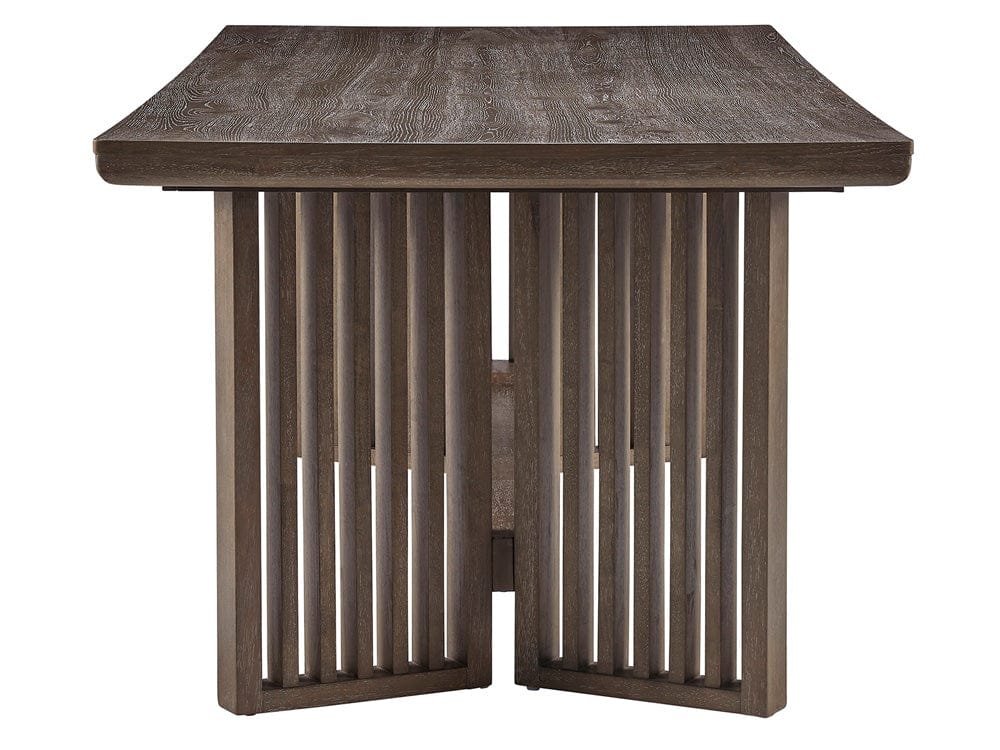 Magnussen - Kavanaugh Weathered Kona Brown Trestle Dining Table - D5612-21 view 3