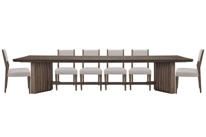 Magnussen - Kavanaugh Weathered Kona Brown Trestle Dining Table With 6 Side Chairs - D5612-21-KIT3 view 1