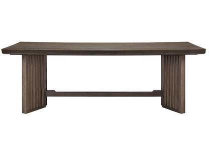 Magnussen - Kavanaugh Weathered Kona Brown Trestle Dining Table With 8 Side Chairs - D5612-21-KIT5 view 3