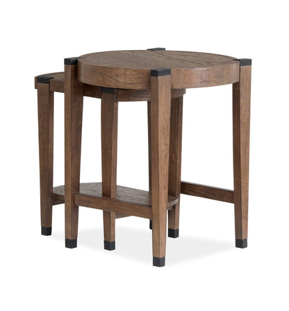 Magnussen - Kaysen Wallaby And Matte Black Nesting End Table - T5817-12 view 3