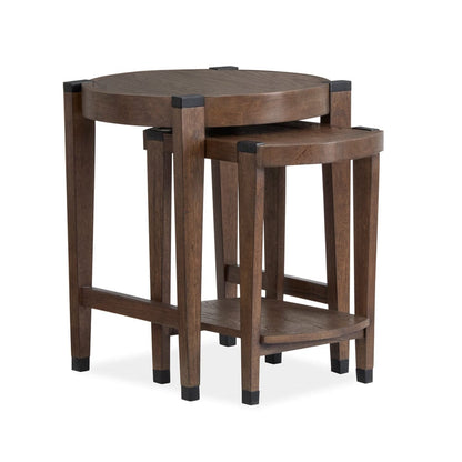 Magnussen - Kaysen Wallaby And Matte Black Nesting End Table - T5817-12 view 5